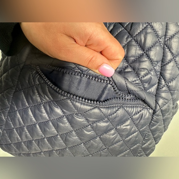 MZ Wallace Metro Convertible Backpack Navy - Picture 14 of 14